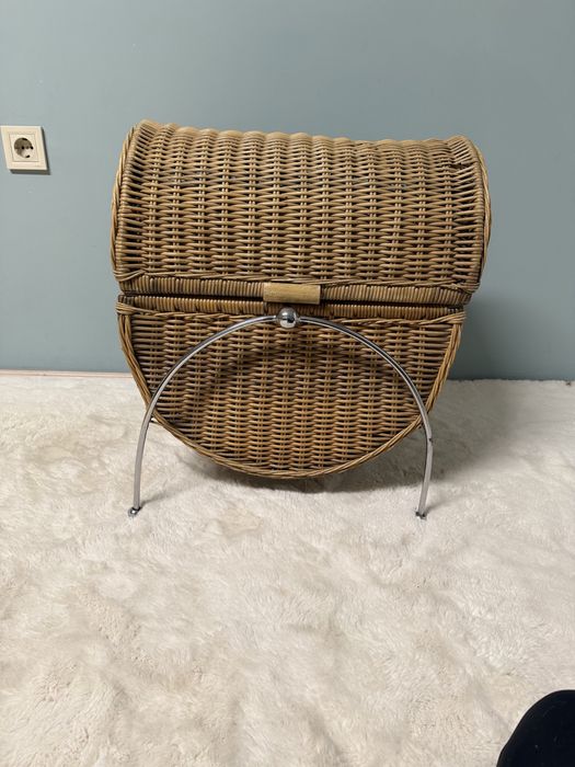 Ратанова кутия за съхранение / 70-те