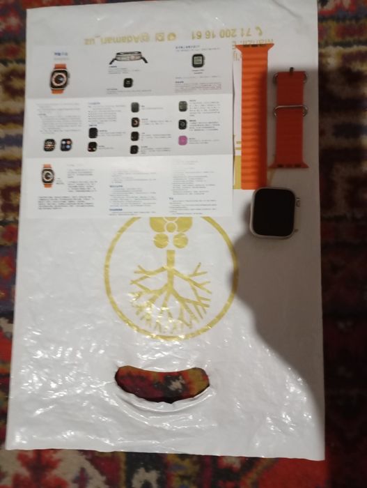 SMART WATCH T800 ULTRA  qoʻlbilan boshqariladi