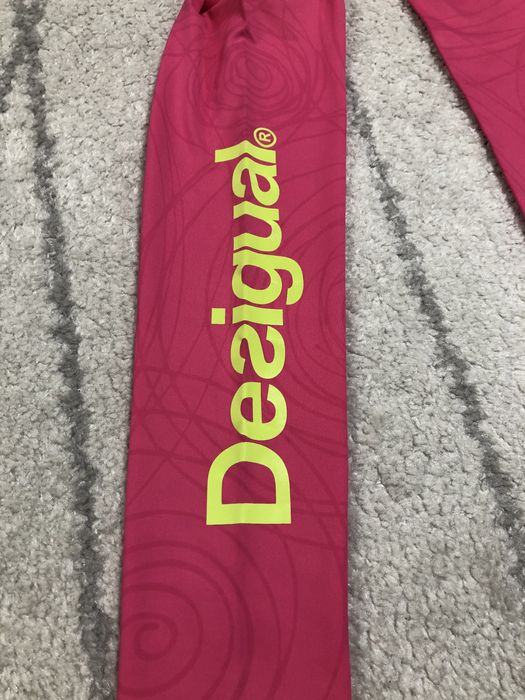 Colanti sport roz desigual pantaloni sport M iegari colanti fitness