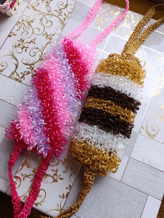 Мочалочки ручной работы.