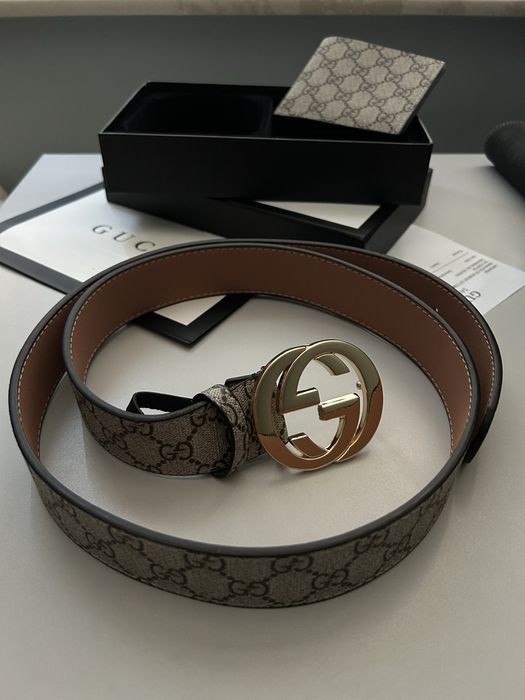 Gucci колан и портфейл