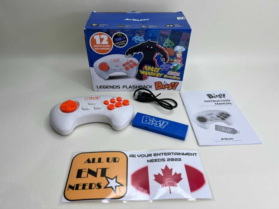 Ретро Аркадна Игра Конзола с Джойстик и флашка Включени 12 игри