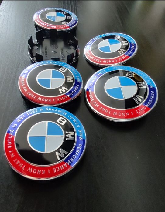 Set 7 Embleme Bmw Model Nou Aniversar Capota Portbagaj Volan Jante