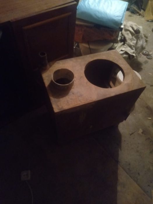 Угольная печька..