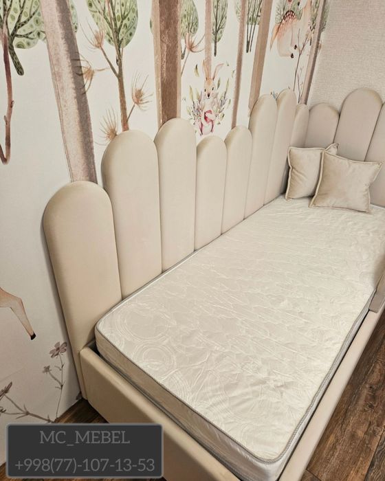 Детская угловая кровать с матрасом