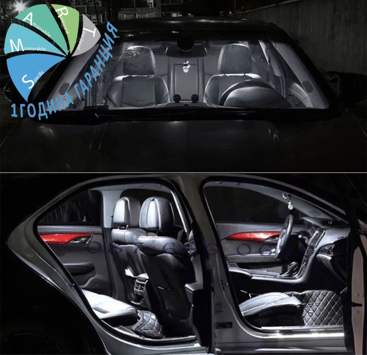 LED крушки СЕТ VOLVO S40 S60 S80 XC90 V50 V70 C70 XC70 xenon плафони