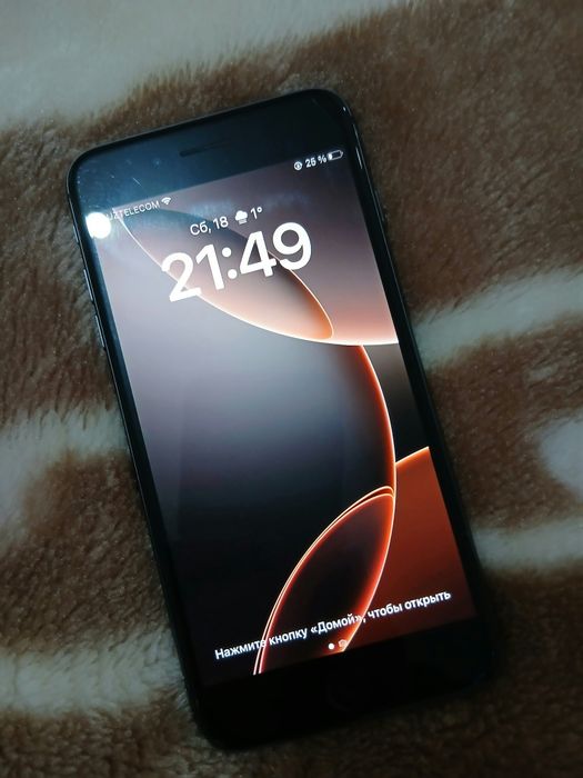 Iphone 8 plus 64 gb qora