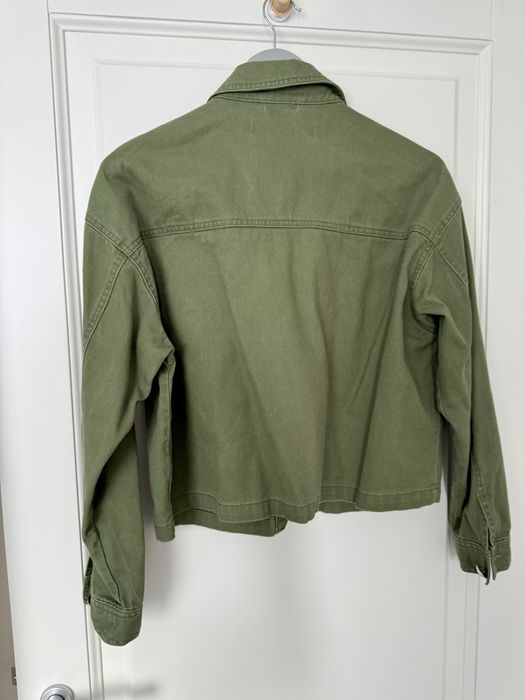 Jacheta verde denim - M
