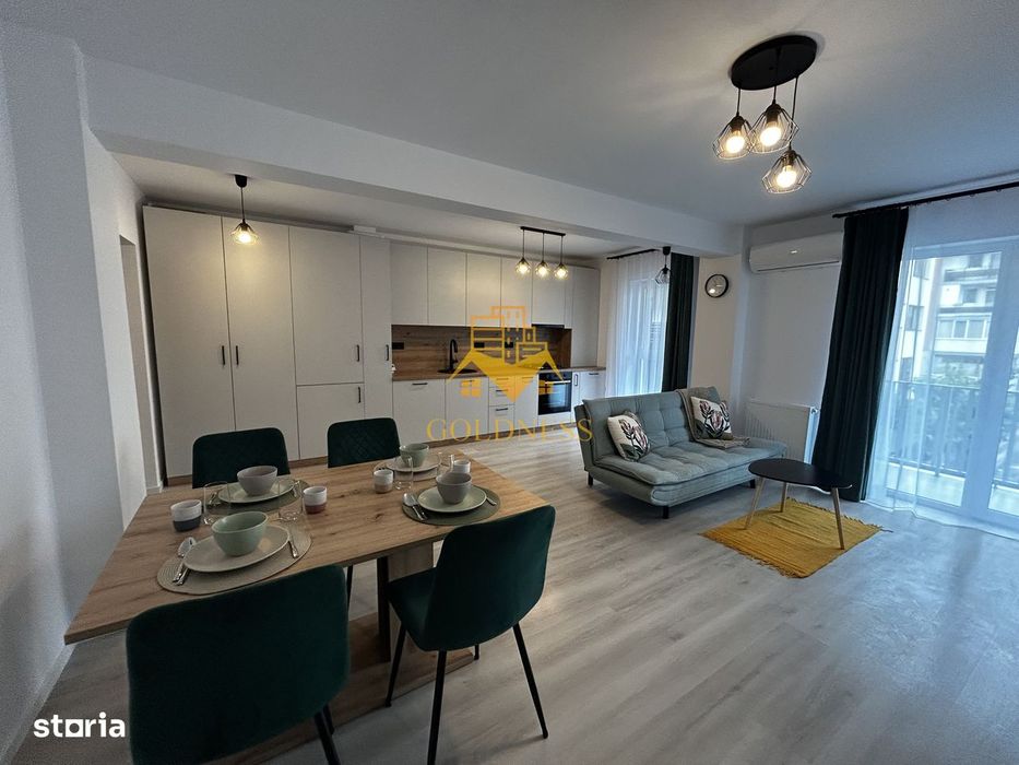 2 camere open space, Parcare, Modern, Zona Porii, Lidl, Floresti