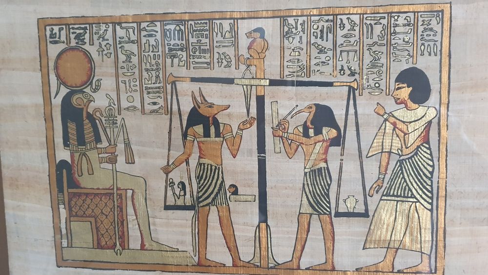 2 красивых папируса, из Египта