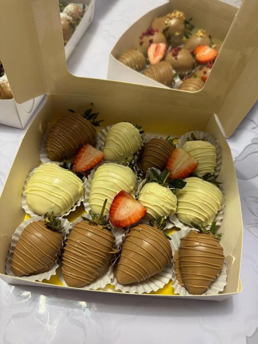 Клубника Шокаладе Подарок Клубника