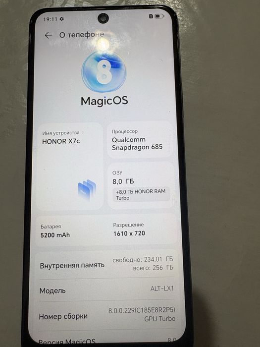 Honor X7c,продается