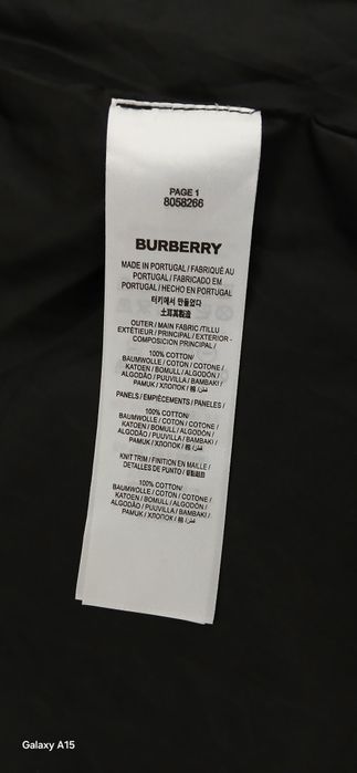 Geaca burberry 38