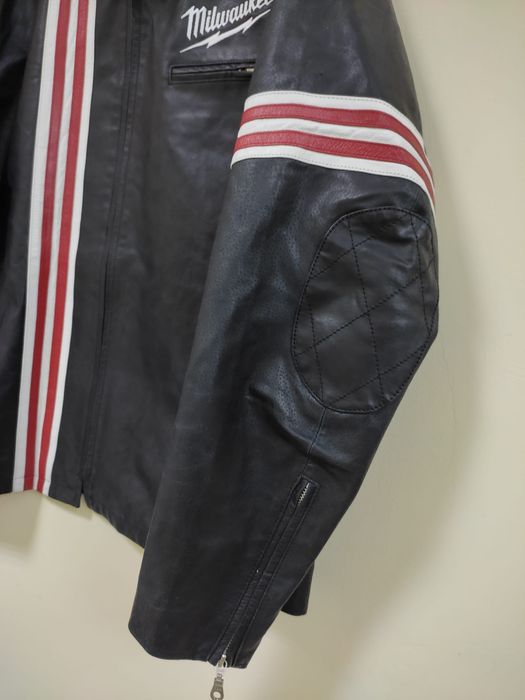 Geaca piele Milwaukee XL