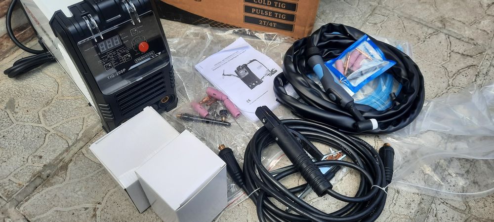 Електрожен Starkwerk tig 200p за всички метали Аргон