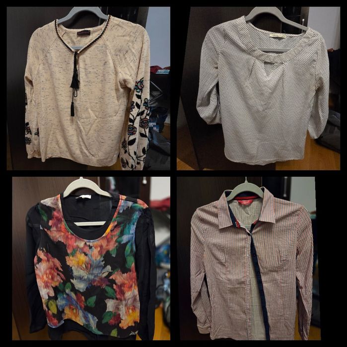 Vand lot 20 camasi dama S-M, Zara, H&M, Reserved, LC Waikiki