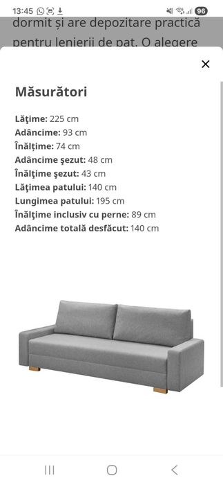 Canapea extensibilă