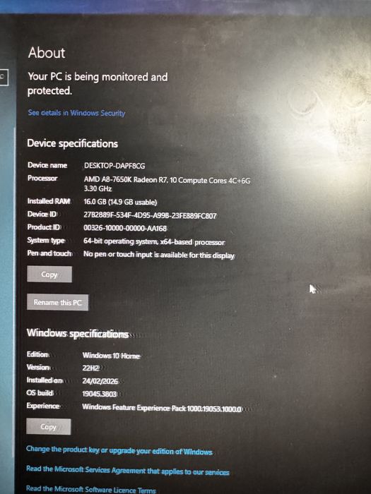 PC Gaming AMD A8-7650K, nVIDIA GTX 1060 6GB | 16 GB RAM | Benq | Razer