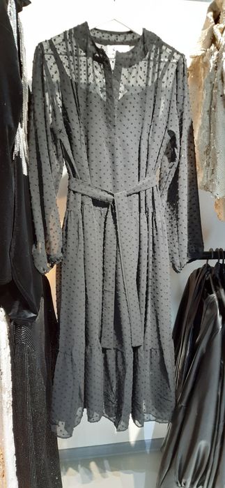 Платье шифон оверсайз