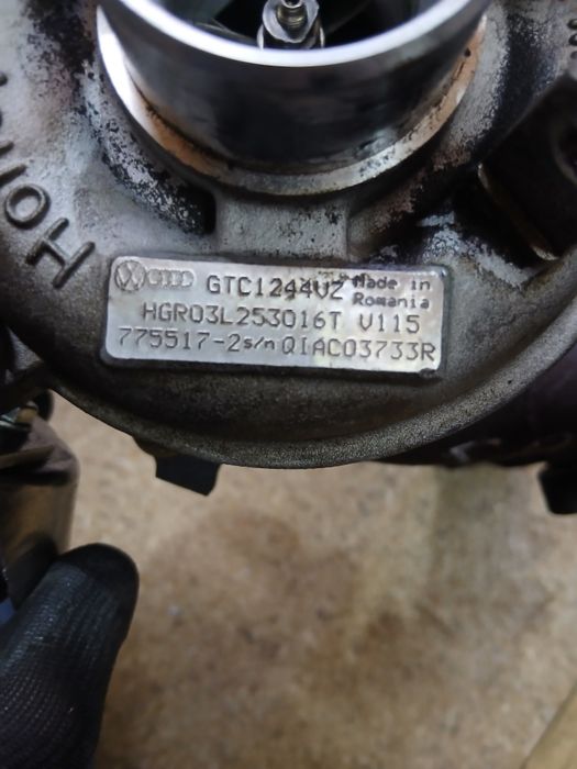 Vand turbina reconditionata pt vw polo,golf,audi motor 1.6 tdi an 2011