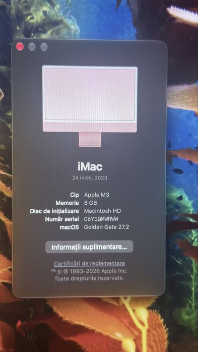 Pc imac 3 perfecta stare