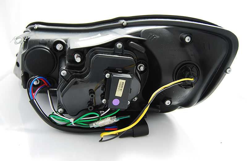 Фарове Шкода Октавиа ЛЕД Фейслифт 09-12 Тъмни Skoda Octavia LED