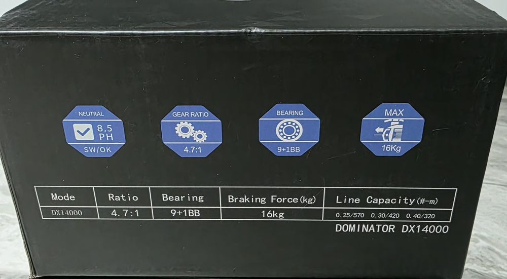 SET 3 Mulinete PRO FL Dominator DX 14000 9+1Rulmenti NEW 2026
