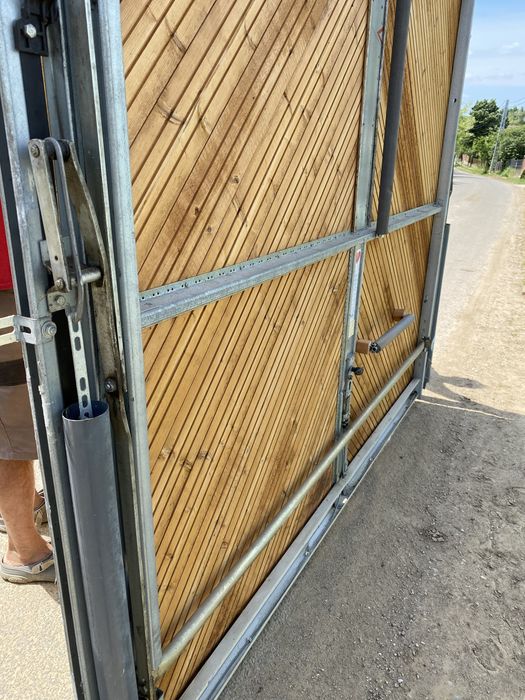 USA BATANTA LEMN poarta  garaj hala batanta  H 215 x L 258 Normstahl