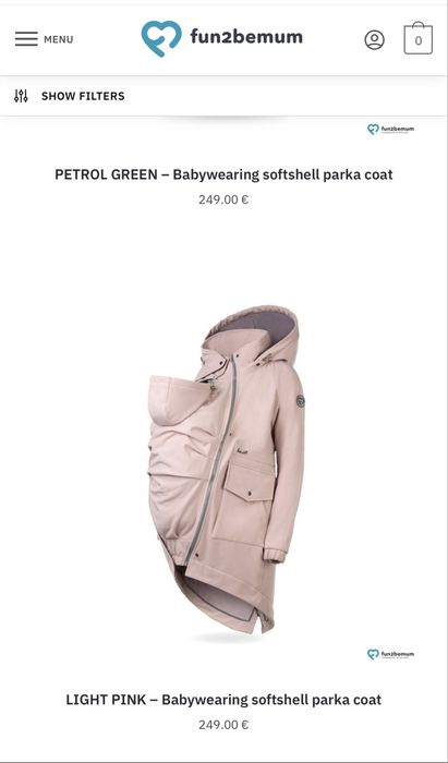 Яке за бебеносене на Fun2BeMum размер S