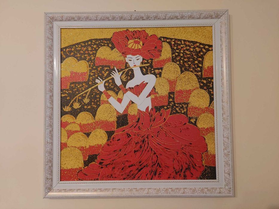 Голяма релефна картина 69/69 см