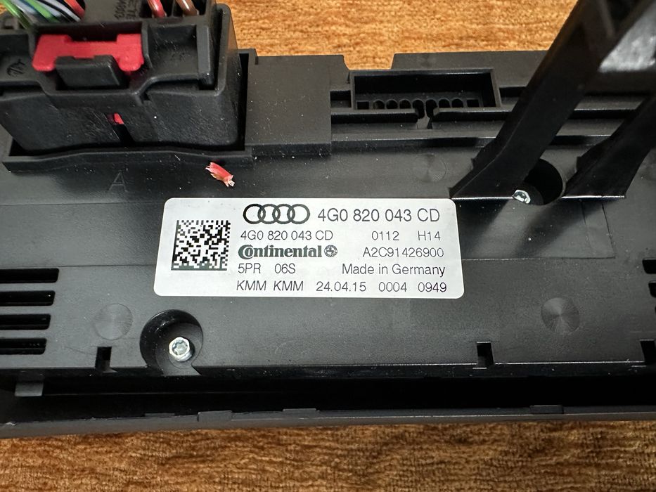 Panou clima / Climatronic Audi A6 C7, A7 4G 2011-2017