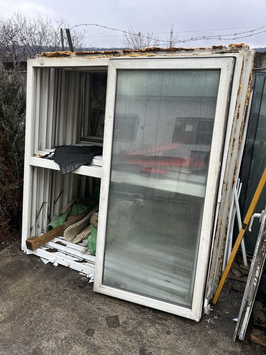Vand geam termopan cu   2 geamuri deschizilbile 180x180