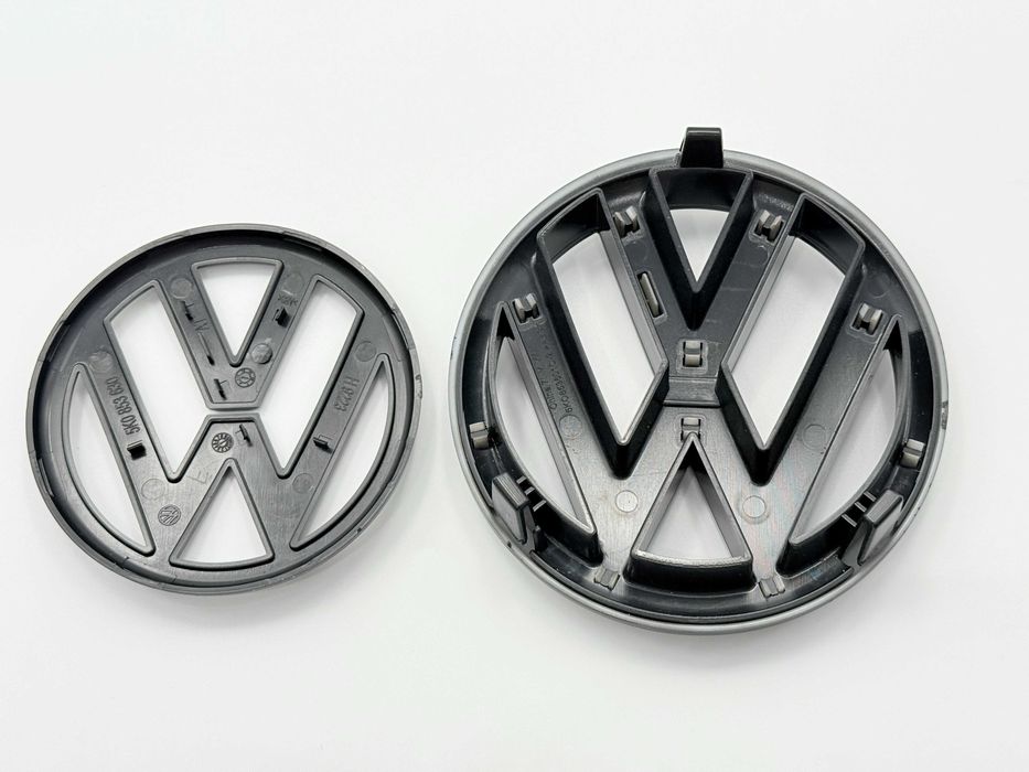 Set Embleme Compatibile VW GOLF 6 fata/spate negru