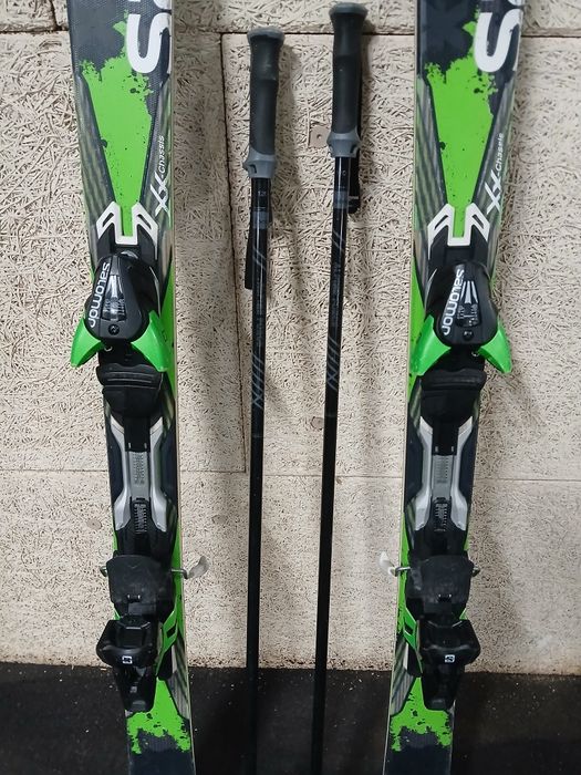 Schiuri Salomon X-Drive Titanium – 168 cm+Bete 120cm