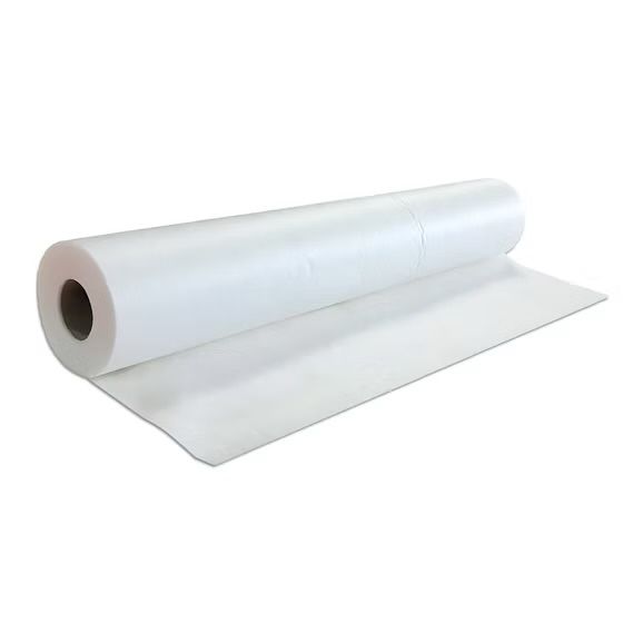 Плътни еднократни чаршафи TNT/хартиени - руло 70см - бяло