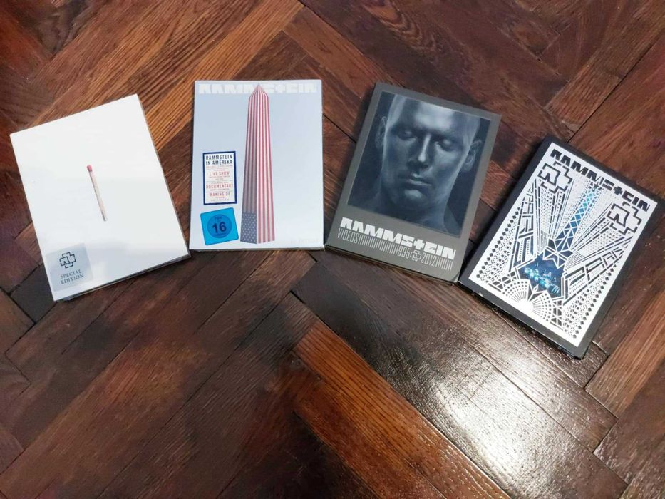 Rammstein Colectie DVD & Bluray. 4 Buc.