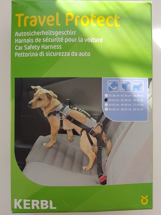 Колан за кучета 2 в 1 за автомобил и разходка