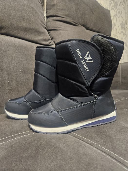 Сапоги детские синие