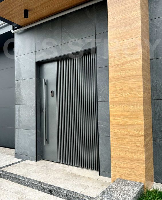 Двери железные, двери хай тек, temir eshik, стеклянные двери, входные