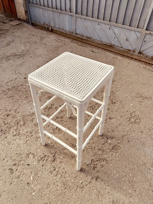 Винтидж френски бар стол – Faux Bamboo стил, 60-те години