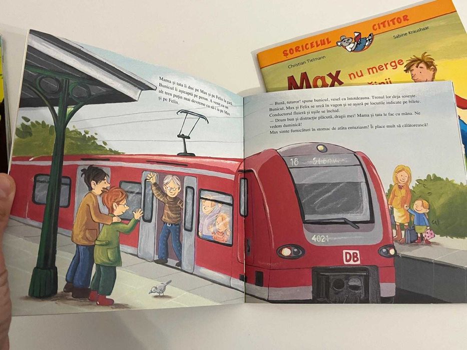 Pachet 4 carti pentru copii din seria Max - 30 lei