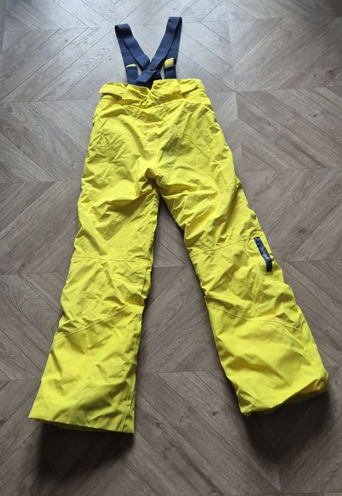 Pantaloni de schi galbeni