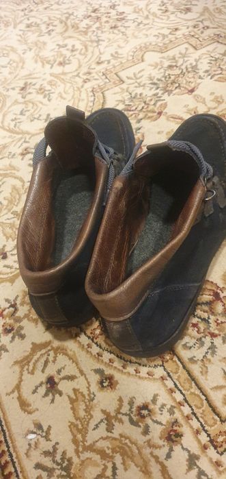 Туфли мужские  замш