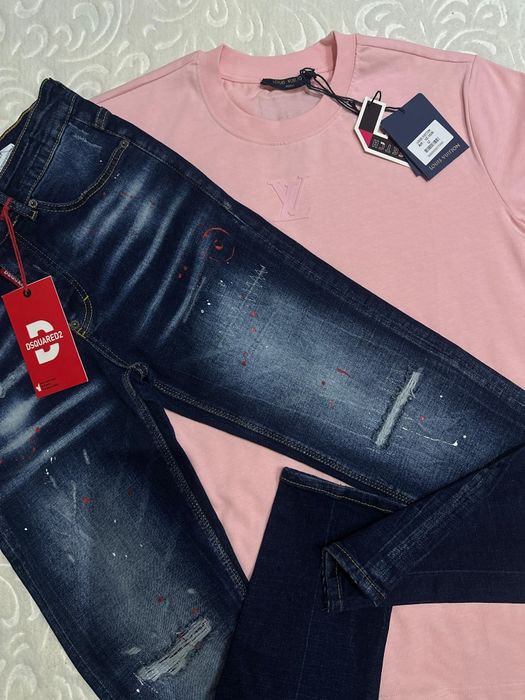 Blugi dsq si tricouri