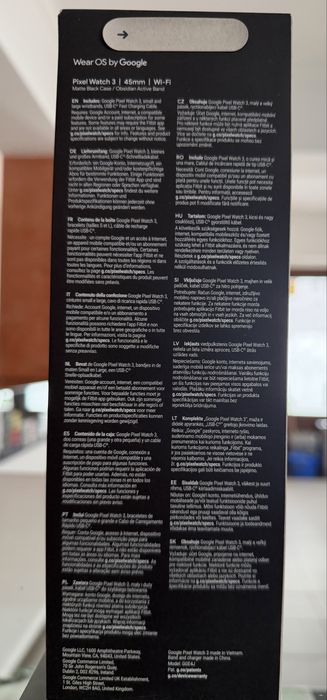 Google pixel watch 3 45 mm Pret 900 lei