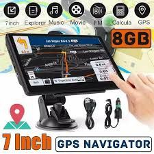 Чисто нова Gps Igo 7” инчова навигация подходяща за автомобил, автобус