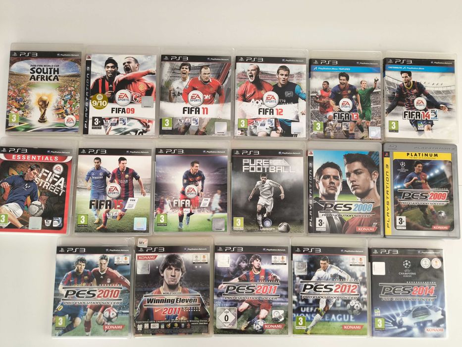 Fifa 08/09/11/12/13/14/15/16 Street PES 09/10/11/12/14 Playstation 3