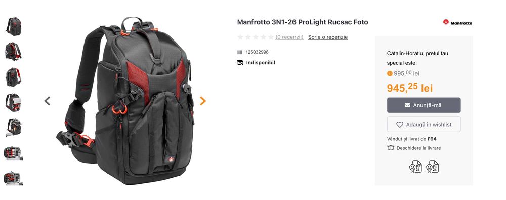 Rucsac Manfrotto Pro Light 3N1