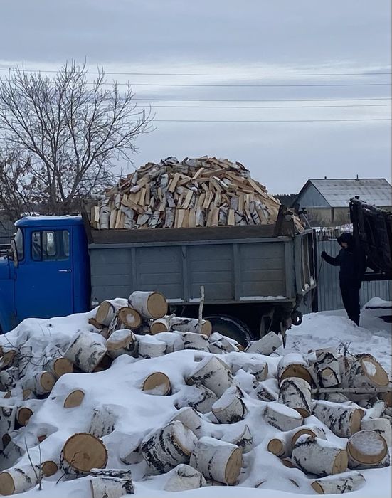 Дрова чурки,колотые