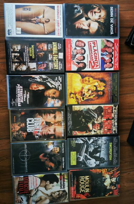Filme VHS casete Stallone Jurassik Park De Niro
